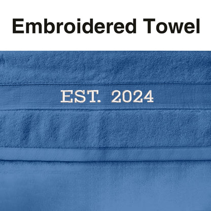 Personalized Embroidered Bath Towel Sets