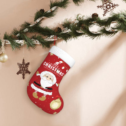 Personalized Christmas Santa Stockings Red