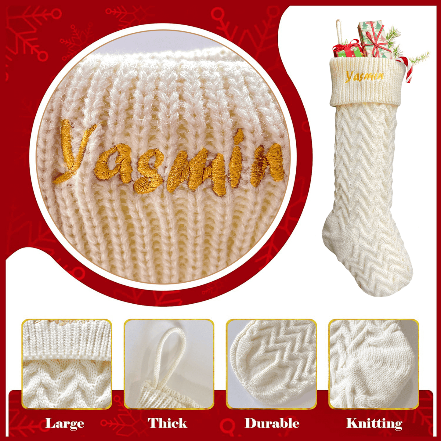 Personalized Christmas Stockings with Name