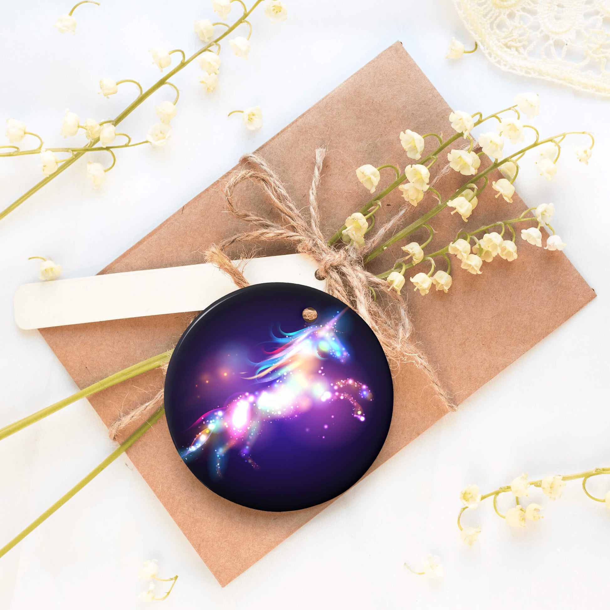 Christmas Tree Unicorn Ornaments Gifts