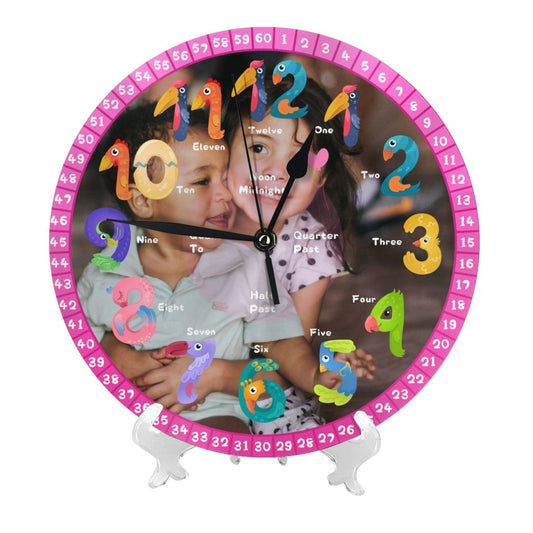 kids learning time clock