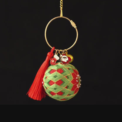 Temari ball てまり Christmas tree ornaments holiday charm gifts for him her family